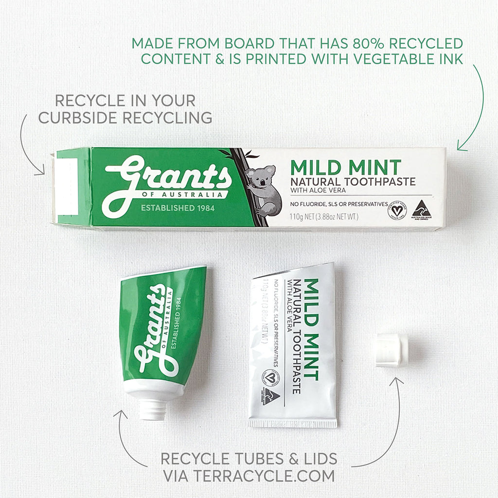Cinnamon Natural Toothpaste – Fluoride Free – 110g