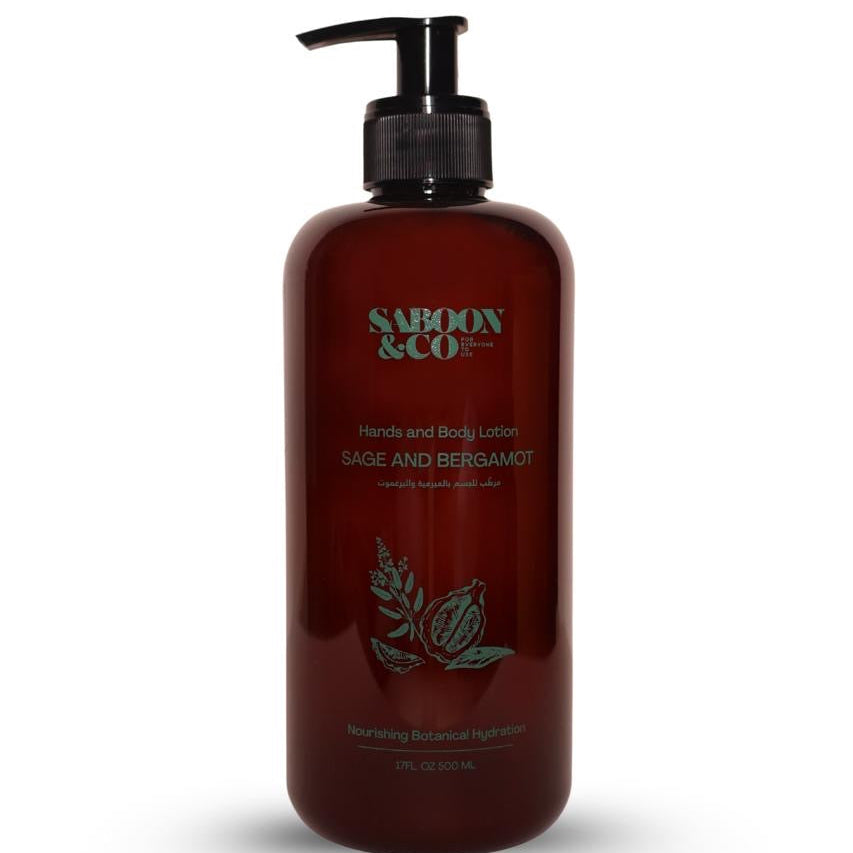 Hands & Body Lotion - Sage & Bergamot - 500ml