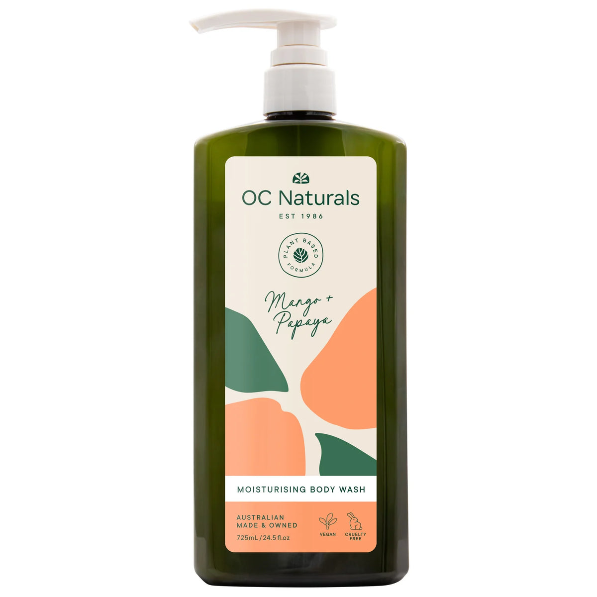 Moisturising Body Wash - Mango & Papaya - 725ml