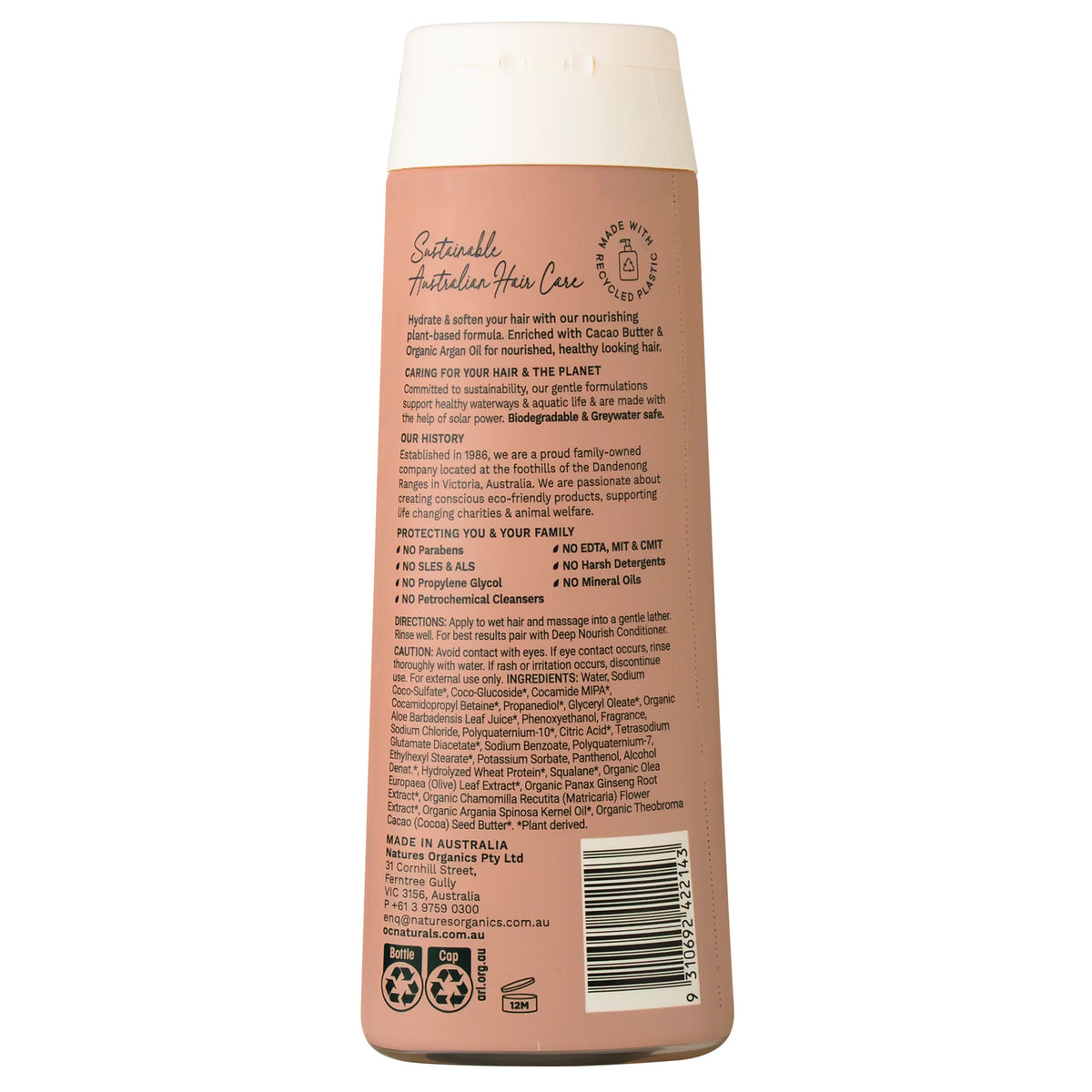 OC Naturals Deep Nourish Shampoo 400ml