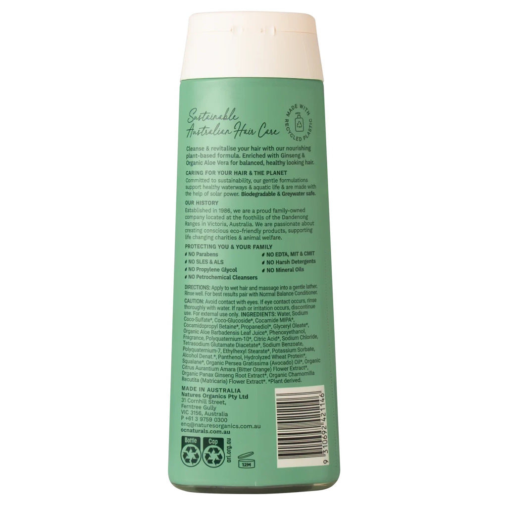 OC Naturals Normal Balance Shampoo 400ml