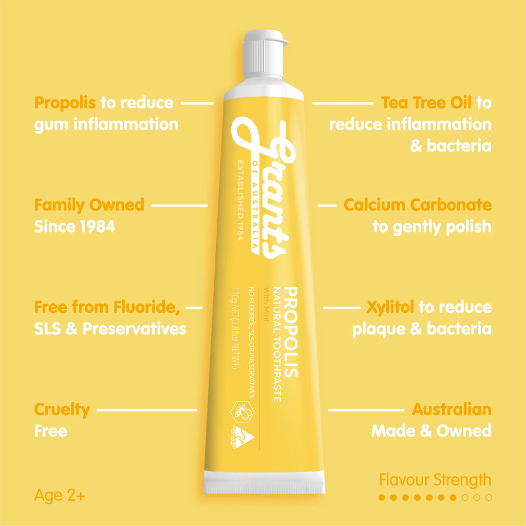 Propolis Natural Toothpaste - Fluoride Free - 110g