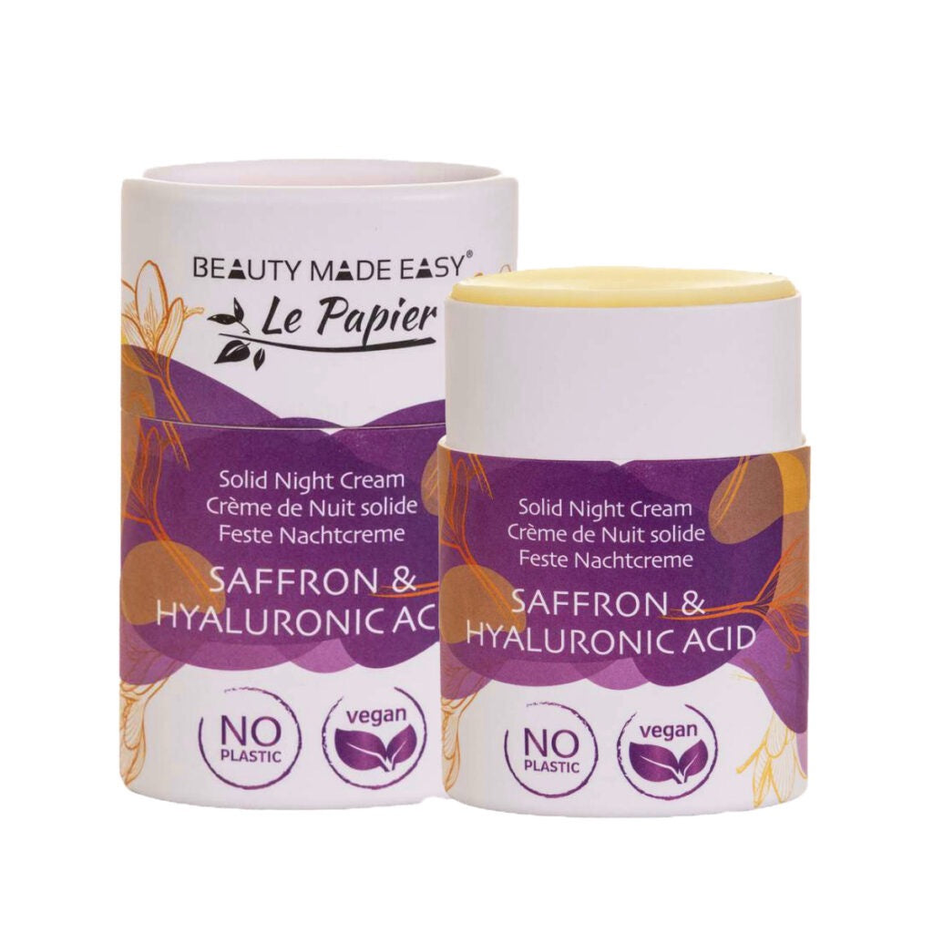 Night Cream Stick - Saffron & Hyaluronic Acid - 35g
